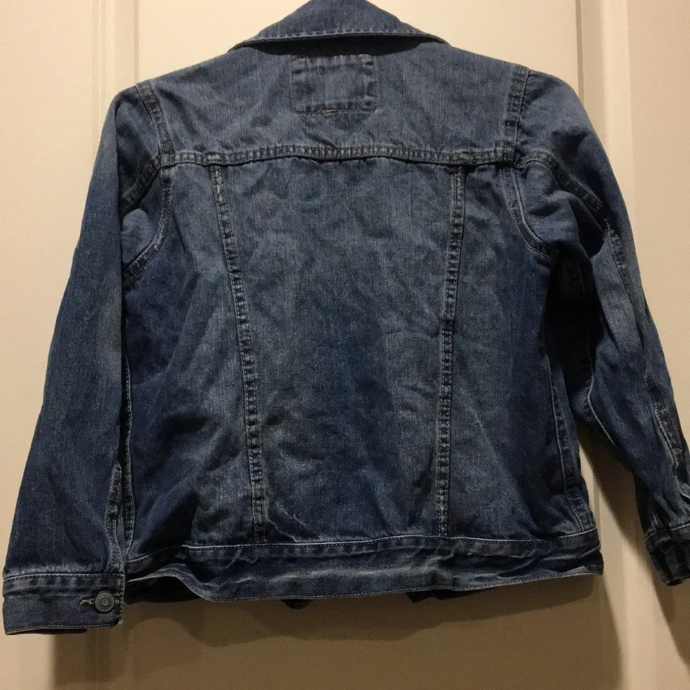 The Children’s Place kids distressed Jean jacket boy’s size 7/8